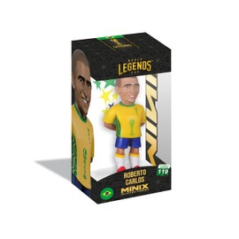MINIX - Football Legends - Coppa del Mondo di Leggende #119 - Brasile - Roberto Carlos - Personaggio da collezione 12 cm