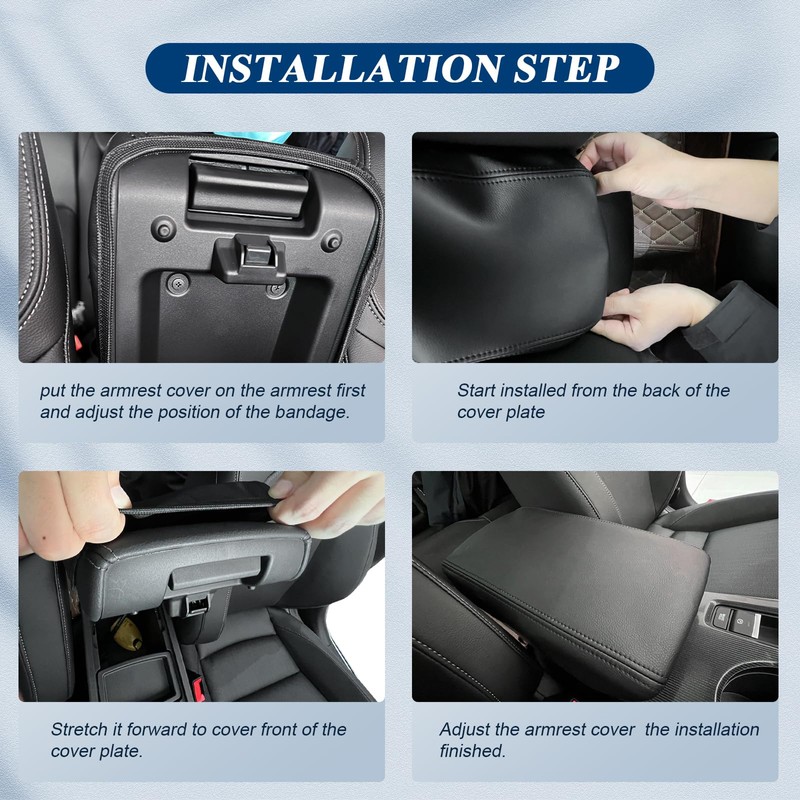 BIBIBO Armrest Cover Compatible with Dacia Duster 2024 2025, Armrest