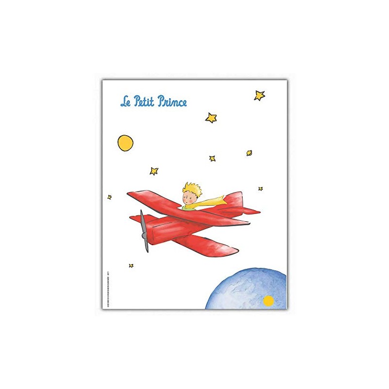 ZigZag Editions Poster Offset The Little Prince in His Plane