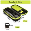 1 Piece Shaver Storage Bag And 1 Piece Beard Brush,