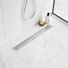 Neodrain 18-Inch Brushed Linear Shower Drain,Stainless Steel Linear Drain with