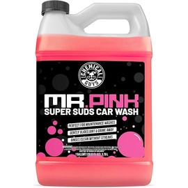 Chemical Guys Mr. Pink Foaming Car Wash Soap, High-Suds pH-Balanced Car Shampoo, Safe for Wax & Sealants, Works with Foam Cannons & Bucket Wash, Safe on All Paint Finishes, 128 oz, Candy Scent