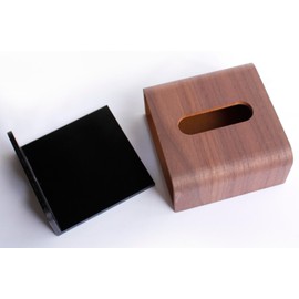 Yamato Craft Half Slide in YK17-009 Brown, Size: Approx. W 4.9 x D 5.1 x H 2.6 inches (12.5 x 13 x 6.5