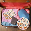 Geyee 50 Packs Facial Tissue Travel Packs Disposable Pocket Tissues