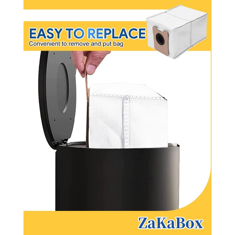 ZaKaBox 8 Pack Hoover Bags for Eufy Omni C20 C10