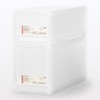 Mujin Ryohin Polypropylene Small Item Storage Case Half Medium 83831820