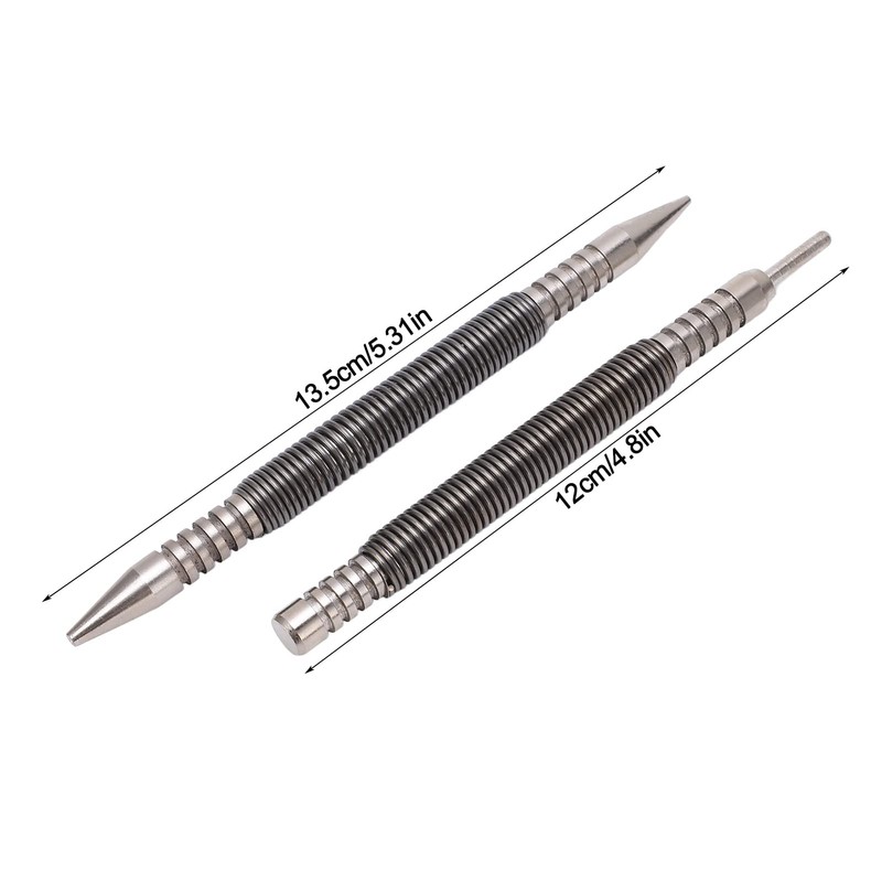 Spring Tools, 2 Piece Hinge Pin Driver Set, Spring Loaded
