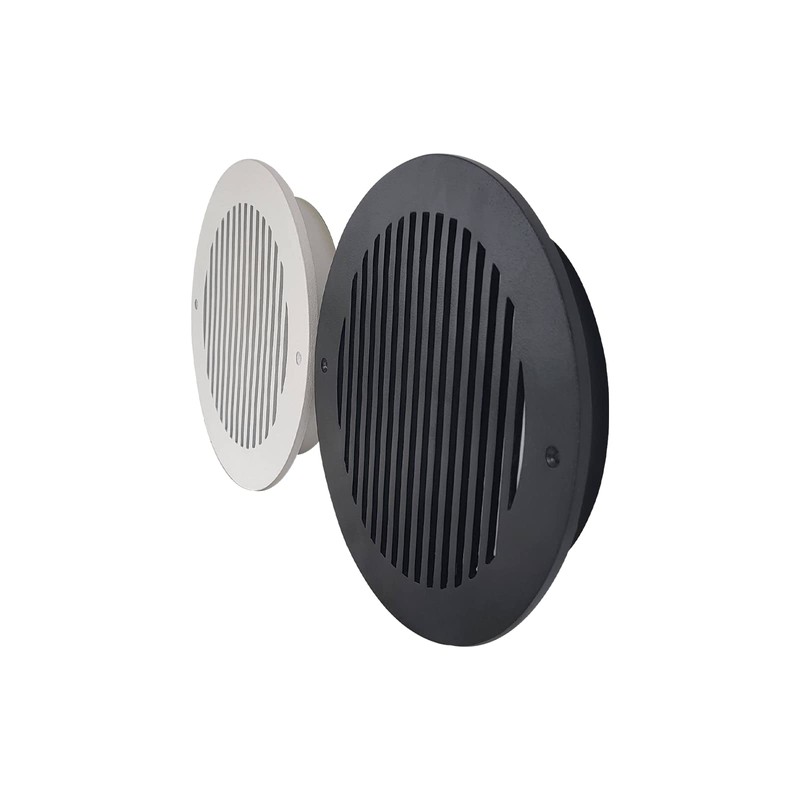 Prima Decorative Round Air Vent Duct Grille 4" (White)