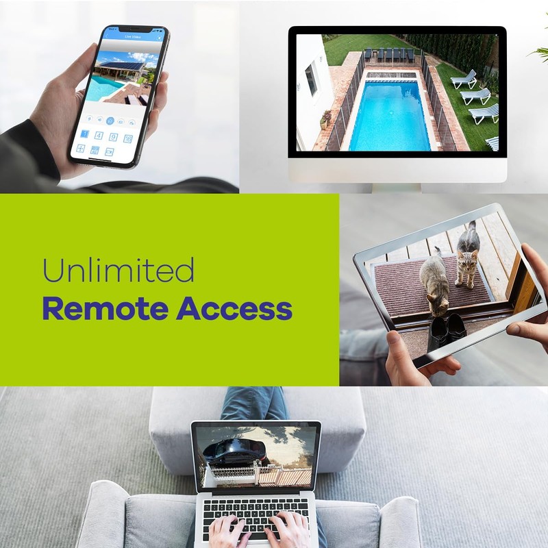 SANNCE 8CH 1080P DVR Recorder CCTV Security System Digital Video