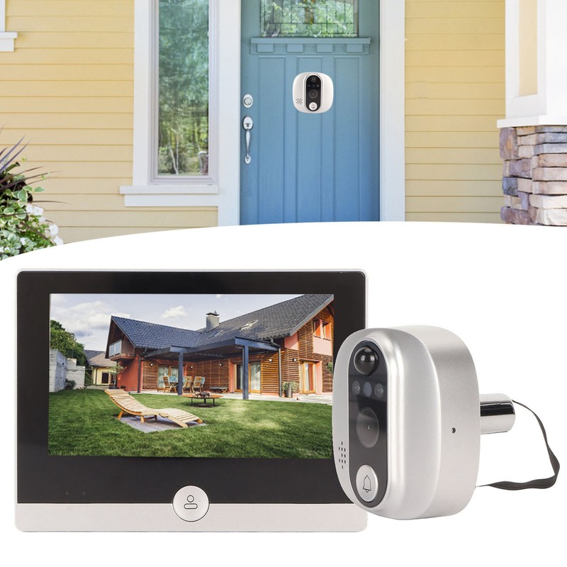 Digital Door Viewer WiFi with 4.3in LCD Display 1080P for