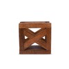 EDHAS Wooden Paper Napkin Holder, Napkin Storage Dispenser for Tables
