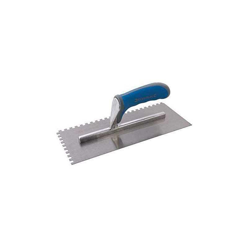 Silverline 880084 Toothed Trowel with Soft Handle 280 mm