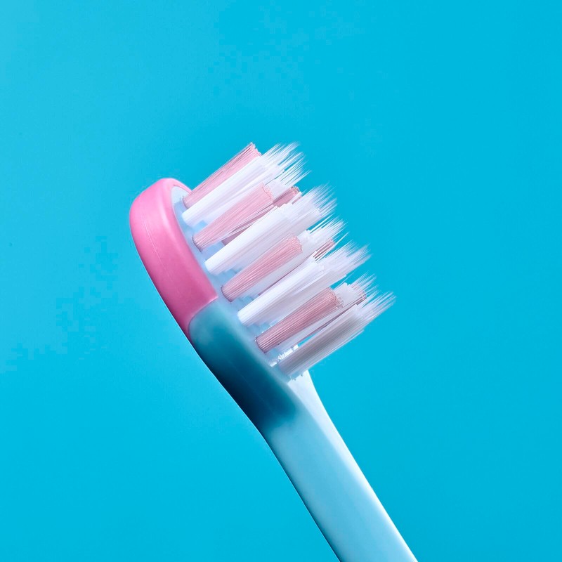 Brush-Baby Flamingo FlossBrush™ Bristles Toothbrushes 3-6 Years - Pack of