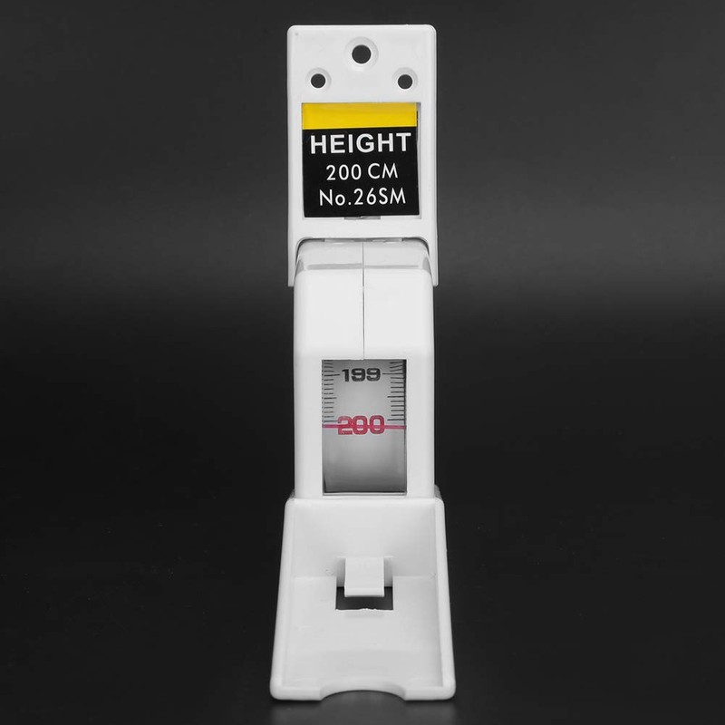 2 Meters Retractable Measuring Tape Ruler，ABS Material Metal Stature Meter,Manual