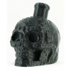 Aztec / Mayan Death Whistle Onyx Black Skull *** MADE