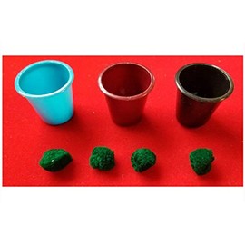 D. Robbins Magic Trick Cups and Balls - Mini Plastic