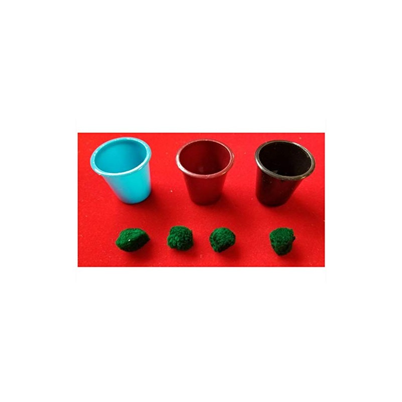 D. Robbins Magic Trick Cups and Balls - Mini Plastic