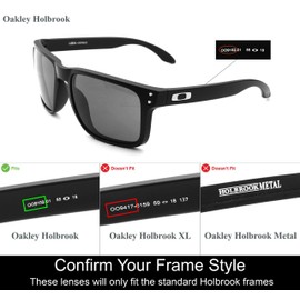 Polarized Ikon Iridium Replacement Lenses for Oakley Holbrook Sunglasses - 24K Gold