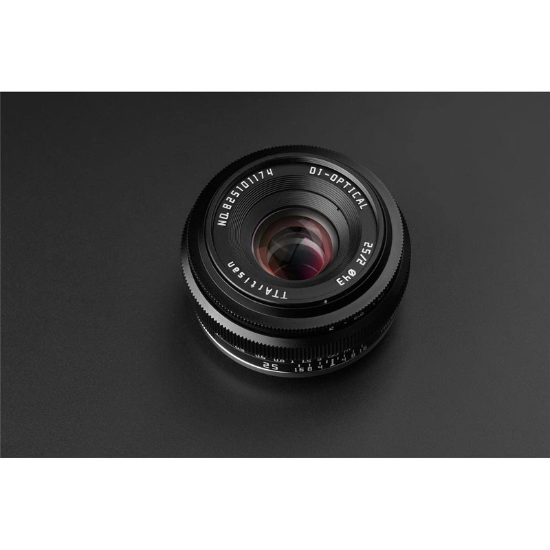 TTArtisan APS-C 25mm F2 Metal Bodied Lens Compatible with M43