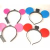 Led 10 Diademas Mickey Raton Luminosa Led Luz Varios Colores