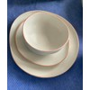 Dafuceramic Stoneware Dinnerware Set for 4, 12 Piece Plates and