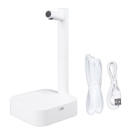 Desktop Water Bottle Dispenser White Extended Hose Low Noise Automatic Desktop Drinking Water Jugs Pump for Home Outdoor