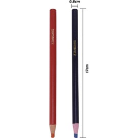 aoukoslt 9 Pcs Colorful Peel-Off Wax China Marker Set, Assorted Colors Art Pencils for Glass, Textiles, Wood and Metal, Multi-Purpose Marking Tools for Drawing, Crafts and DIY Projects, Markers