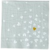 Räder Golden Heart Cocktail Napkin