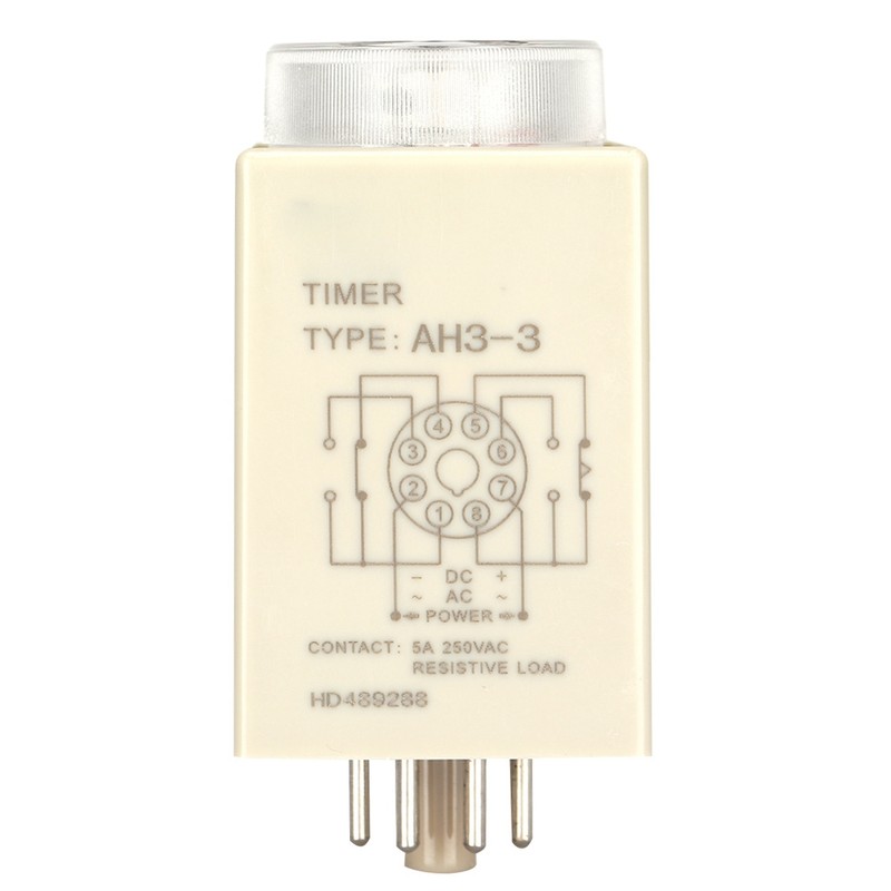 220VAC 10 Minutes Power On Delay Timer Time Relay AH3-3(10M)