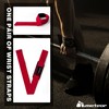 METEOR Weightlifting Straps for Grip and Stability, 60cm Cotton Blelnd
