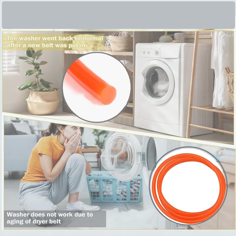 MCSDRY35W seamless portable compact dryer fan belt compatible with magic
