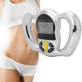 Handheld Body Fat Measurement, BMI Meter, Fat Analyzer, Meter for Quick Measurement, Includes Calculation of Basic Metabolism