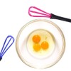 Whisk set, ANGGREK 5PCS Manual whisk Plastic Whisks for Baking