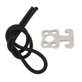 Sidemount Diving Plate Hook 316 Stainless Steel Multifunctional Scuba Diving Sidemount Bungee Tie for Diving Accessories