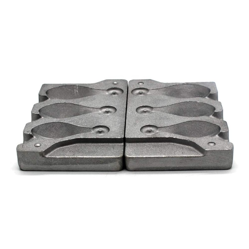 Adygil Bank Sinker Mold with 3 Cavities and 4.5.6-Ounce,Without Handle