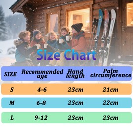JiaYouLC Kids Fleece Lined Warm Ski Gloves Winter Thermal Waterproof Anti Slip Gloves for Age 4-12 Children for Snow Snowboarding Sledding Cycling (Pink, M)
