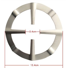 Non Slip Stove Stand/Moka Pot Holder/Coffee Pot Holder/Gas Range Burner Grate/Gas Oven Burner Grates Pan Holder Stand Stove Rack Milk Pot Holder for Gas Hob