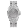 Luxury Quartz Watch with Rhinestones - Two-piece Watch and Bracelet
