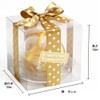 TEATSIGHT Preserved Flower Arrangement, Wrapped, In a Glass Pot, 2 Flowers