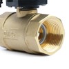 U.S. Solid 1" Motorised Ball Valve - Electric Brass Ball