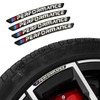 4PCS 3D Wheel hub Stickers Decorative Stickers M Sticker car