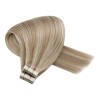 sunny hair Extensiones De Cabello Natural Suave 50gr 16in Rubio