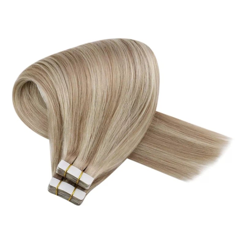 sunny hair Extensiones De Cabello Natural Suave 50gr 16in Rubio
