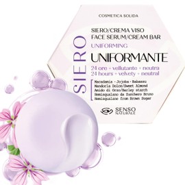 Senso Naturale Festes Gesichtsserum 24-Hour, Mattierende Gesichtscreme mit Vitamin E, Straffende Gesichtsmaske Nacht, Make-up-Unterlage, 100% Natürlich und Vegan