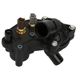 IRONTEK 902-204 Engine Thermostat Housing with 2 Sensors Fit for 1998-2001 for Mercury Mountaineer,1997-2001 for Ford Explorer V6 4.0L, YU3Z8A586AA 51658555 44898 YU3Z 8A586