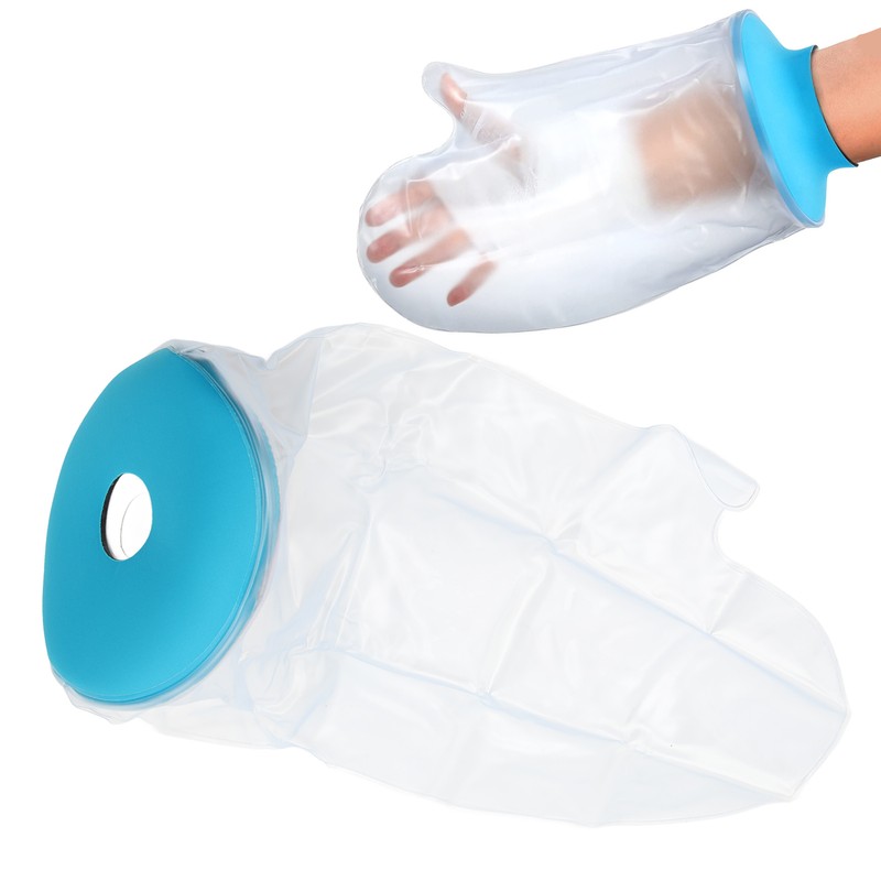 Waterproof Hand Cover for Shower Adults Soft Watertight Seal Reusable