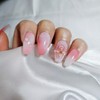 Popular with rave reviewsPeach in the drizzle[Handmade nail tip] -