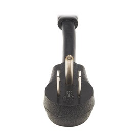 Tripp Lite Power Cable Y-Splitter Right-Angle Extension Cord, Connect Two Devices to One Outlet, Standard 5-15P to 5-15R, 15A 120V, 1 Foot / 0.3M, Life Limited Manufactuer's Warranty (P024-001-15D-2)