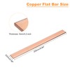 sourcing map Copper Flat Bar, 3/16" Thickness x 1" Width