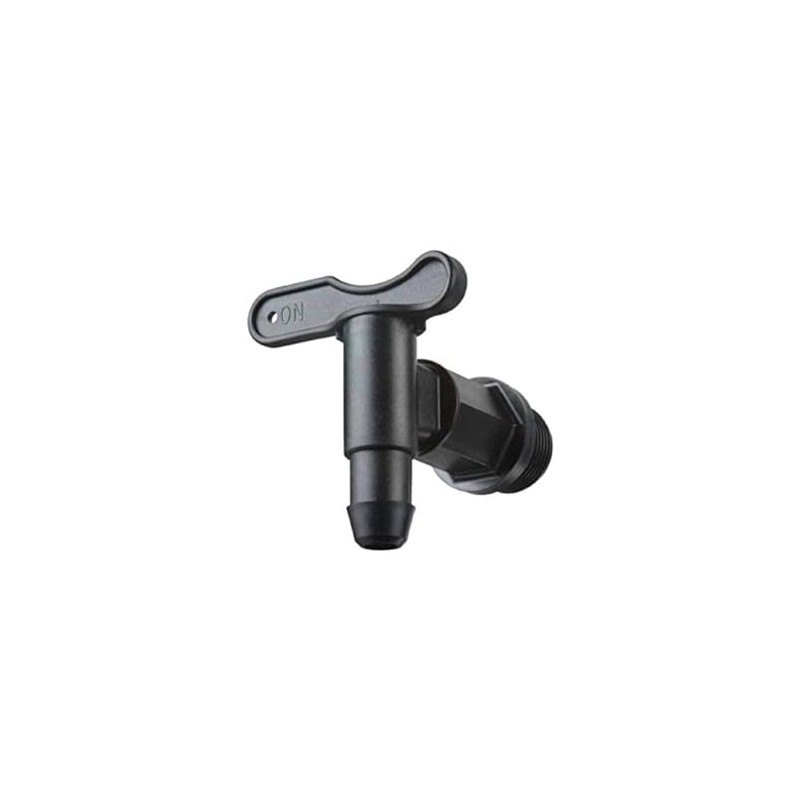Tildenet 15295888 Water Butt Taps, Black